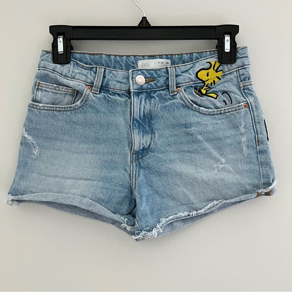 Zara Other - Zara Girl Snoopy Cutoff Jeans/Denim Shorts